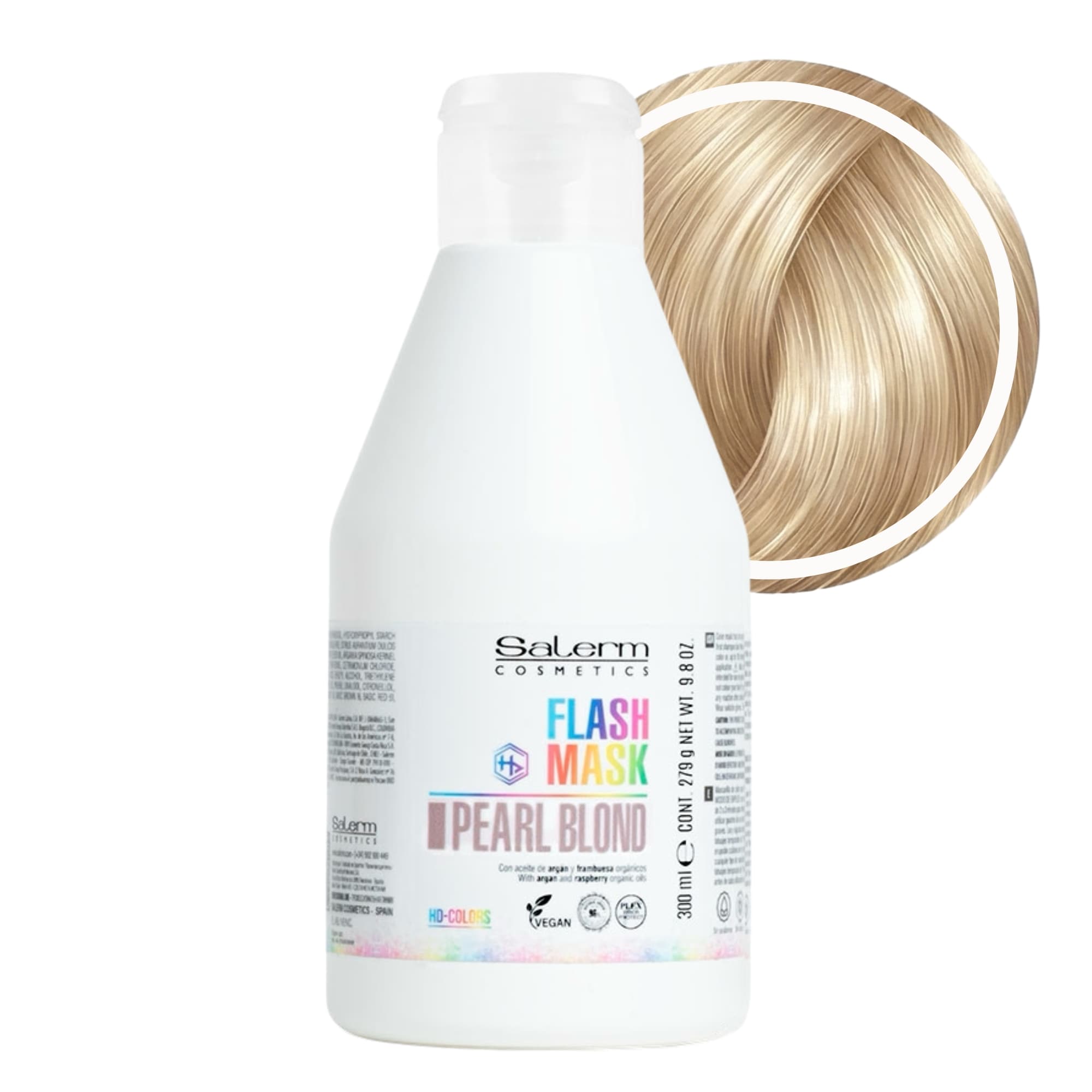 Salerm HD Colors Flash Mask barvicí maska perlová blond 300 ml