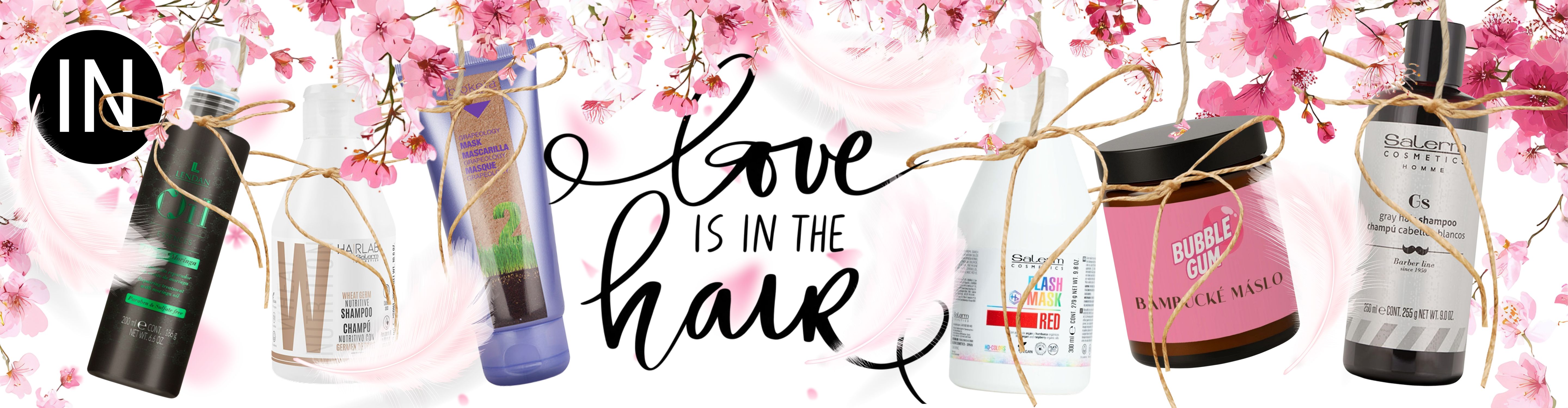 Love in HAIR | Vlasová kosmetika pro všechny typy vlasů a vlasové pokožky